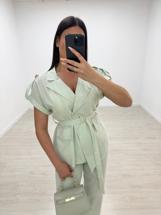 CONJUNTO LINO EXCLUSIVO - VERDE