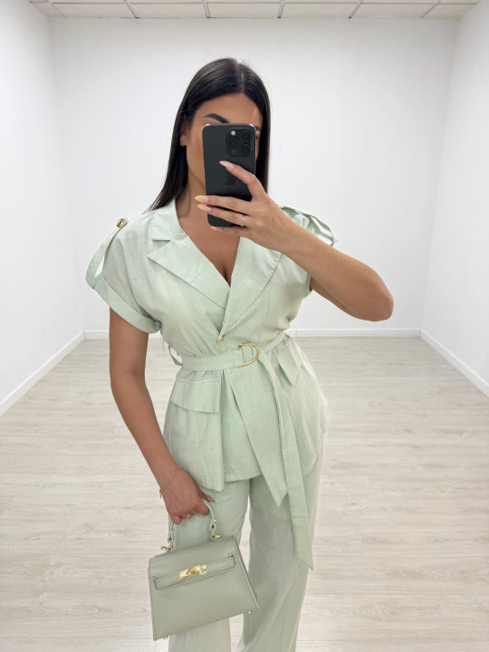 CONJUNTO LINO EXCLUSIVO - VERDE