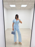 CONJUNTO LINO EXCLUSIVO - CELESTE