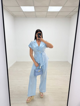 CONJUNTO LINO EXCLUSIVO - CELESTE