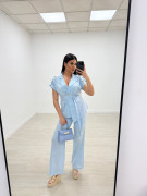 CONJUNTO LINO EXCLUSIVO - CELESTE