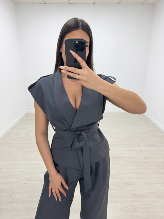 CONJUNTO LÍA PREMIUM - GRIS