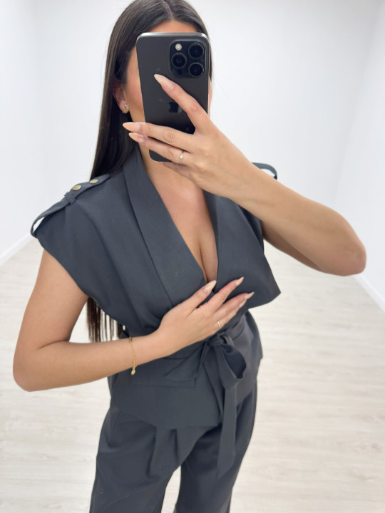 CONJUNTO LÍA PREMIUM - GRIS