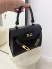 BOLSO MAXI KELLY (PIEL 100%) - NEGRO