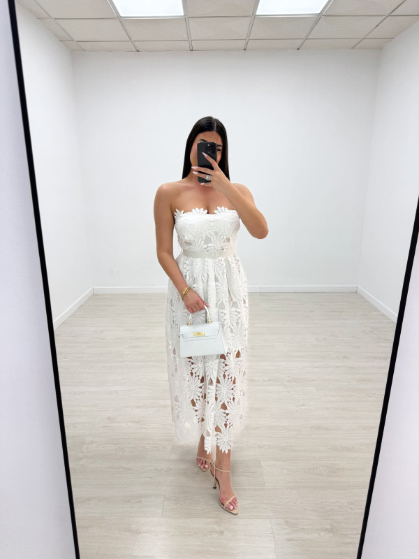 VESTIDO LINDA - BLANCO