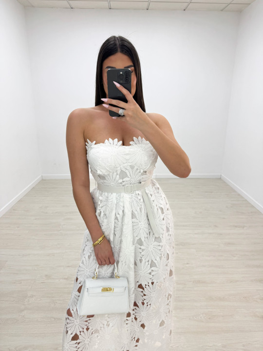 VESTIDO LINDA - BLANCO