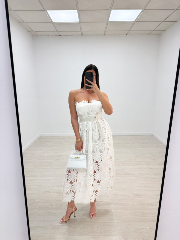 VESTIDO LINDA - BLANCO