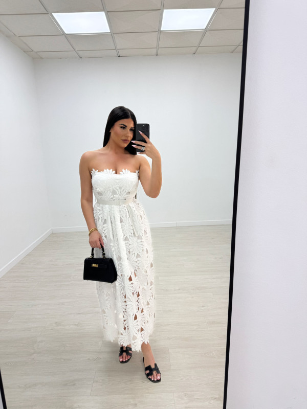 VESTIDO LINDA - BLANCO