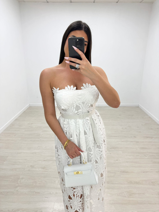 VESTIDO LINDA - BLANCO