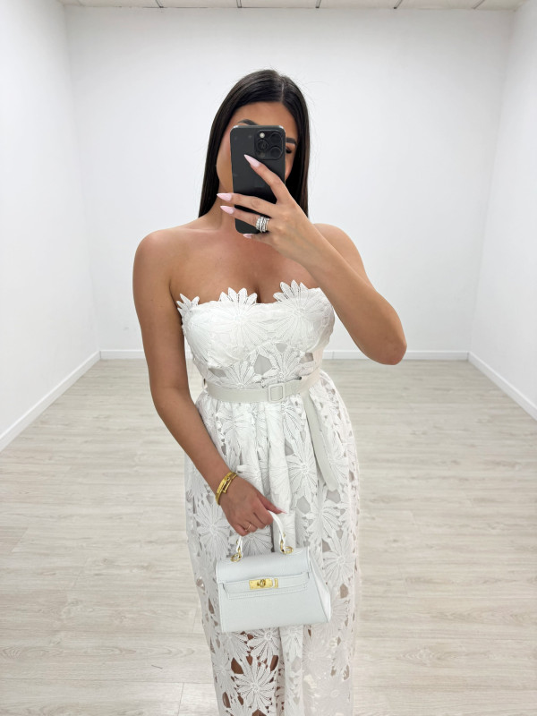 VESTIDO LINDA - BLANCO
