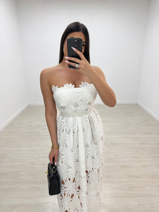VESTIDO LINDA - BLANCO
