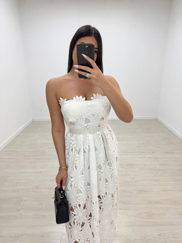 VESTIDO LINDA - BLANCO