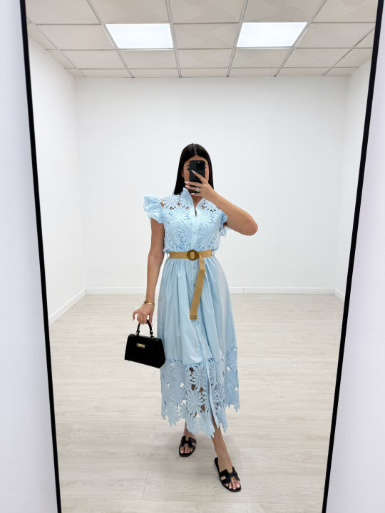 VESTIDO ALICE - CELESTE