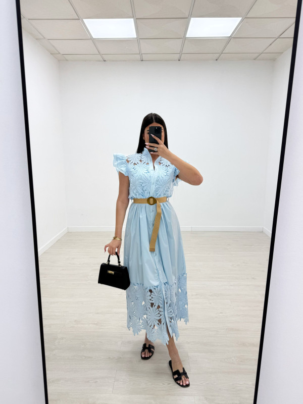 VESTIDO ALICE - CELESTE