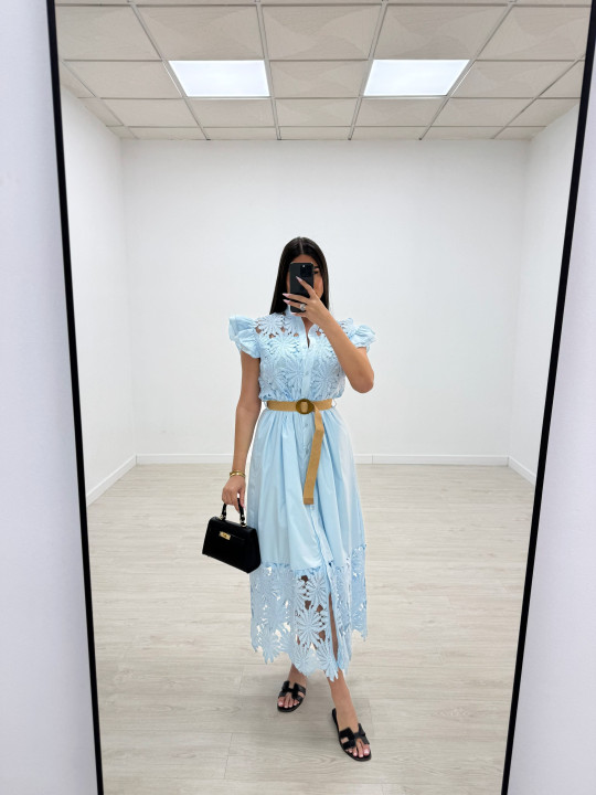 VESTIDO ALICE - CELESTE