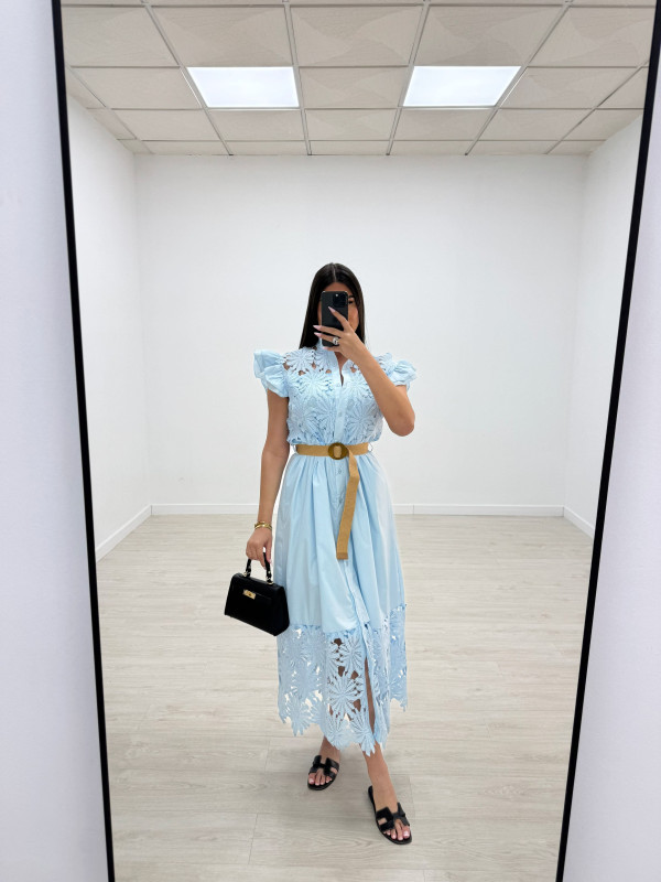 VESTIDO ALICE - CELESTE