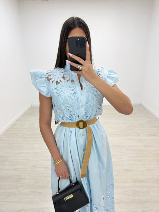 VESTIDO ALICE - CELESTE