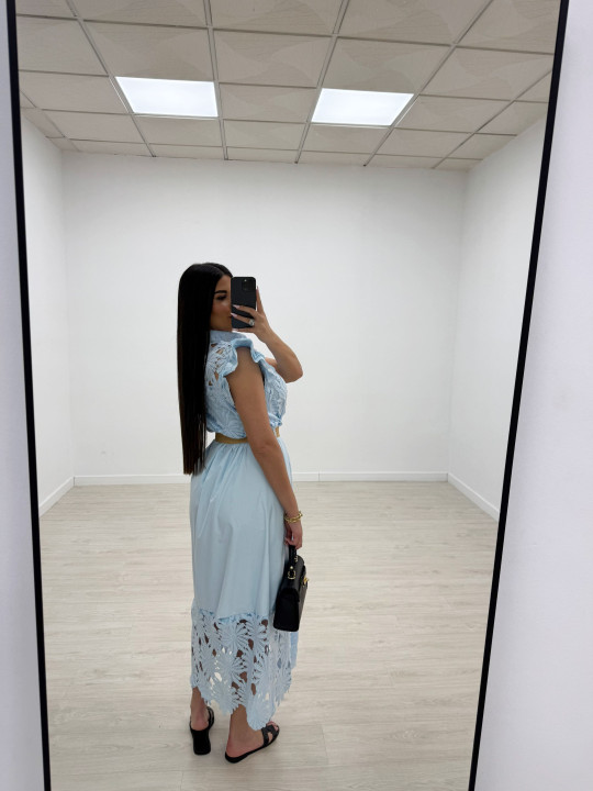 VESTIDO ALICE - CELESTE