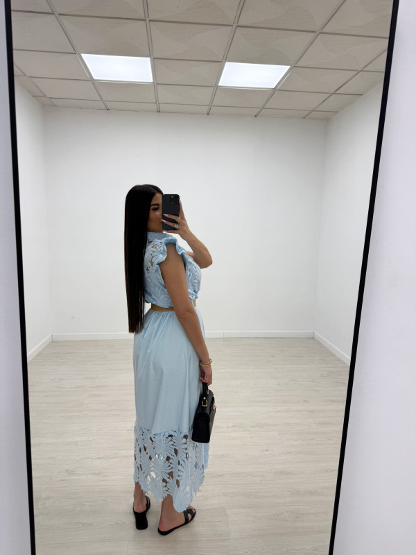 VESTIDO ALICE - CELESTE
