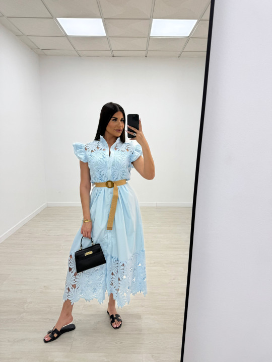 VESTIDO ALICE - CELESTE