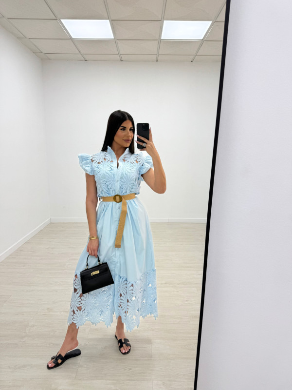 VESTIDO ALICE - CELESTE