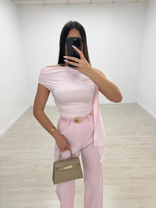 TOP ROSA DETALLE + LAZADA