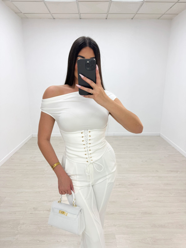 CAMISETA CORSÉ - BLANCA
