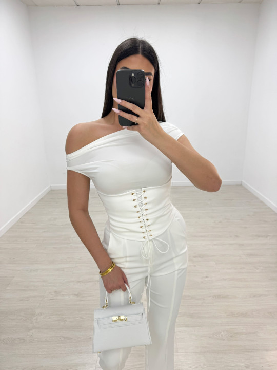 CAMISETA CORSÉ - BLANCA
