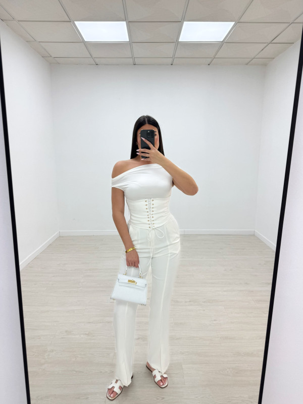 CAMISETA CORSÉ - BLANCA
