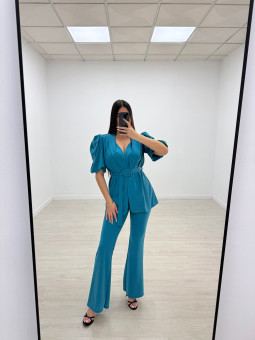TRAJE TURQUESA