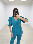 TRAJE TURQUESA