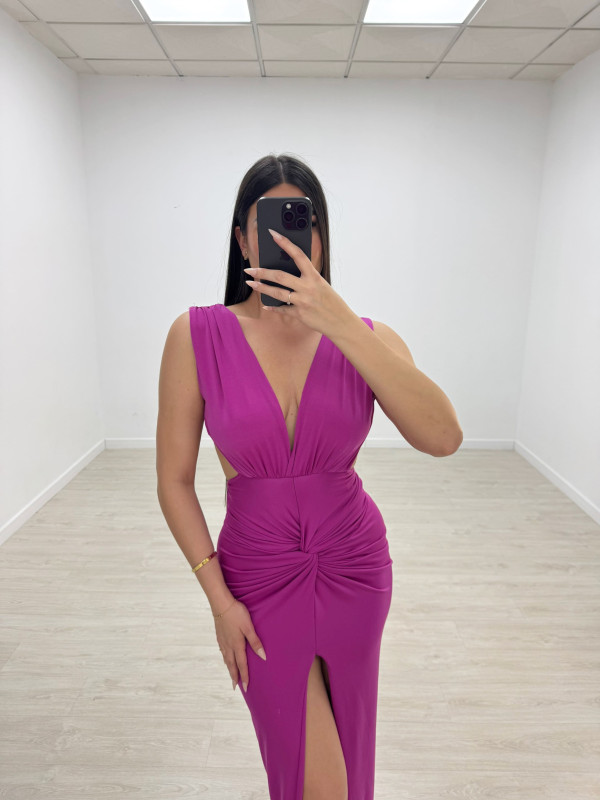 VESTIDO NATALI - BUGANVILLA