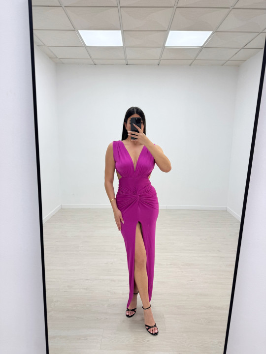 VESTIDO NATALI - BUGANVILLA
