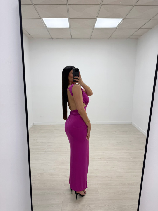VESTIDO NATALI - BUGANVILLA