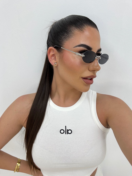 GAFAS MM - NEGRA+PLATA