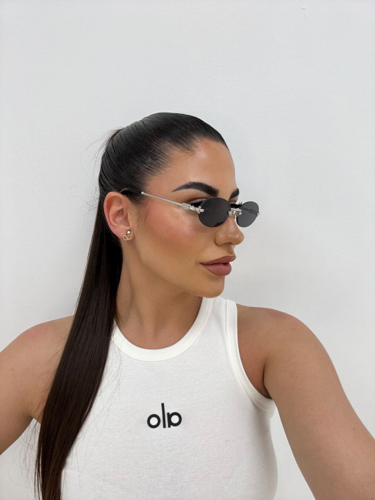 GAFAS MM - NEGRA+PLATA