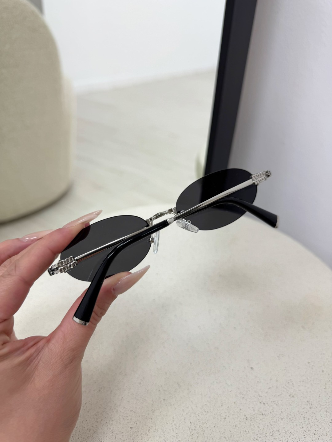 GAFAS MM - NEGRA+PLATA