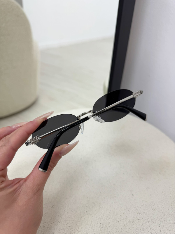 GAFAS MM - NEGRA+PLATA