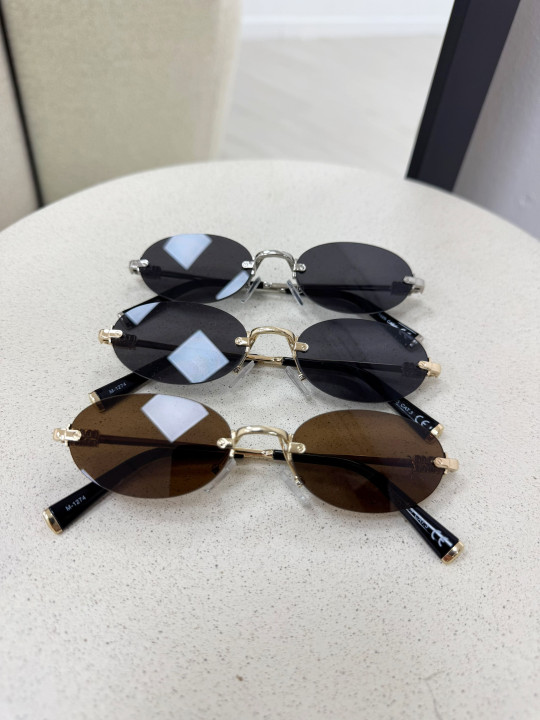 GAFAS MM - NEGRA+PLATA