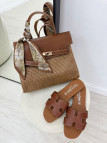 BOLSO KELLY RAFIA EXCLUSIVO - MATERIAL (PIEL 100%)