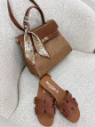 BOLSO KELLY RAFIA EXCLUSIVO - MATERIAL (PIEL 100%)