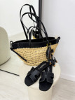 BOLSO POLENE PREMIUM - NEGRO (PIEL 100%)