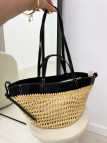 BOLSO POLENE PREMIUM - NEGRO (PIEL 100%)