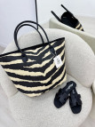 BOLSO SHOPPER CEBRA - NEGRO