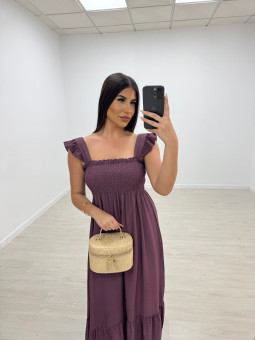 VESTIDO OLIVIA - BERENJENA