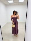VESTIDO OLIVIA - BERENJENA