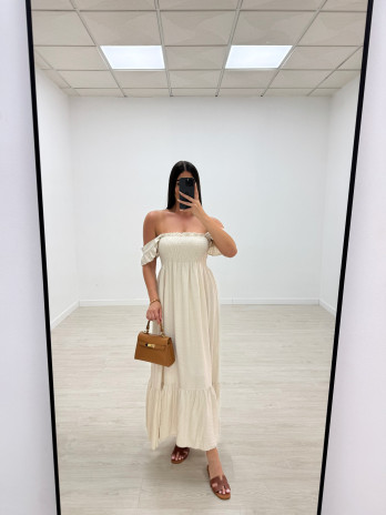 VESTIDO OLIVIA - BEIGE