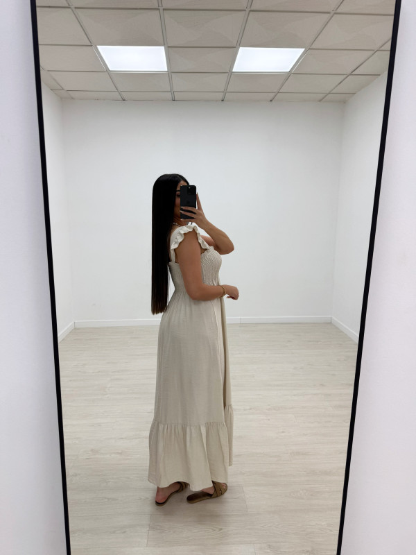 VESTIDO OLIVIA - BEIGE