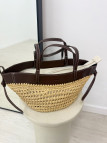 BOLSO POLENE PREMIUM - MARRÓN (PIEL 100%)