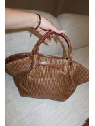 BOLSO DEMELLIER RAFIA - MARRÓN